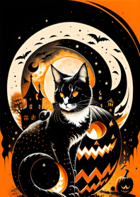 cat halloween 97Ce43