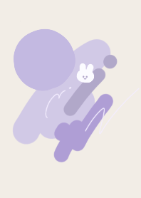 Rabbit and dull purple.