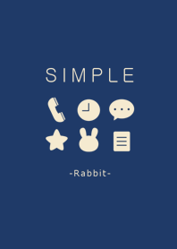SIMPLE -Rabbit- Navy ver1.2