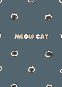 neko head5 / dark steel blue