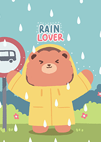 Bear Love Rainy Day