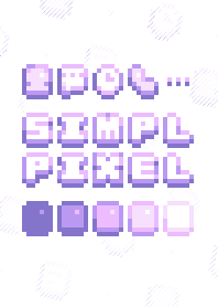 SIMPL PIXEL :pastel purple