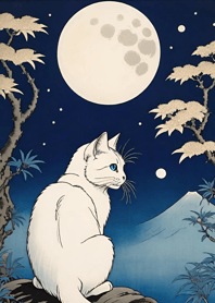 Cat under the Moon 29102B