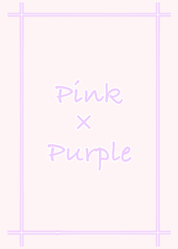 Simple Pink×Purple- สีชมพู