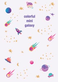 colorful mini galaxy