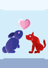 ekst Blue (Rabbit) Love Red (Dog)