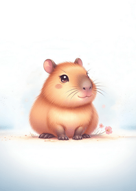 Cute capybara of happiness - JP 15