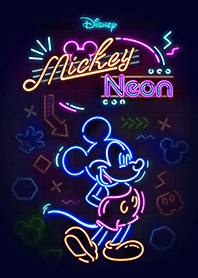 Mickey And Friends Neon Line Theme Line Store