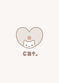 Cat Donut [Dullness Beige]