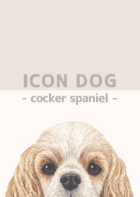 ICON DOG - Cocker Spaniel - BEIGE/06