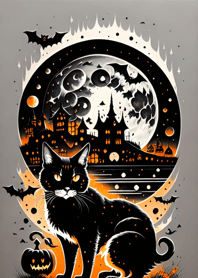 halloween cat 41Cc56