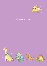 My beloved Dinosaurs02 light purple