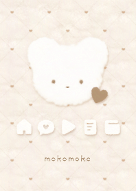 もこもこ & くま ♥ ダイヤグリッド F-11