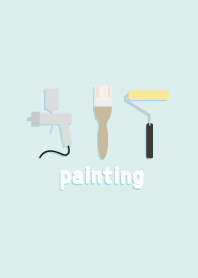 the tool, painting simple green