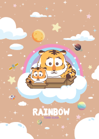 Tiger Rainbow Cloud Brown