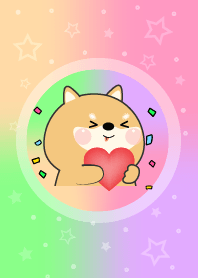 ชิบะ กับสีพาสเทส เรียบง่าย