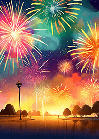 Beautiful Fireworks Theme#386