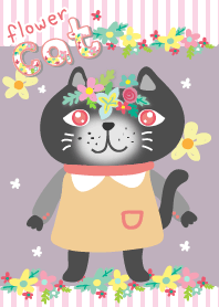 Flower cat : Purple