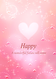 A heart sparkling with happiness1