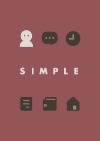 Red Beige - Simple Icon