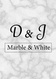 D&J-Marble&White-Initial