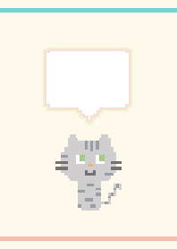 Pixel Art animal --- cat 7