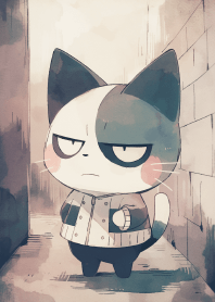 The bad cat is here