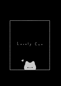 แมวสีขาว / black