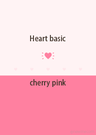 Heart basic cherry pink