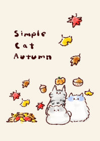 simple cat autumn beige