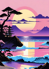 Ukiyo-e Mountains, Seas 76FE5D