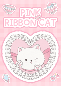 PINK RIBBON CAT