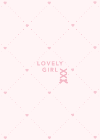 Lovely girl ribbon . pink
