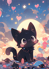 療癒您的心❤10 可愛的黑貓散發愛心光波