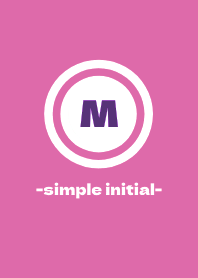 simple initial-M- THEME 54