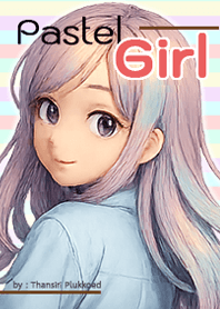 I love you pastel girl