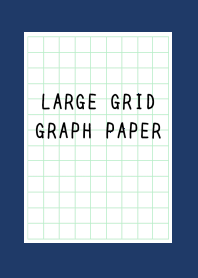 LARGE GREEN GRID GRAPH PAPER-NAVY BLUEj