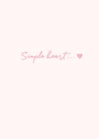 simple heart (pink*)