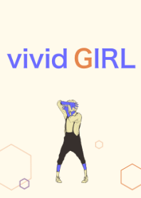 鮮やかな女の子