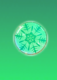 Emerald Blue Crystal @ Winter Feature