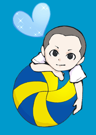 Boy in Volleyball club 04