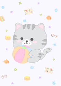 fluffy cat: good morning