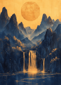 Golden Ink Flow