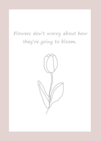 art tulip (ivorypink gray)