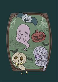 วันฮาโลวีน ปาร์ตี้สัตว์ประหลาด(สีเขียว)