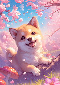 ✨賞櫻の可愛柴犬❤️