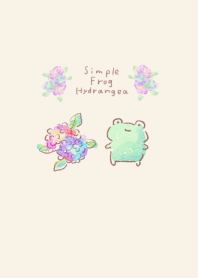 Simple Frog Hydrangea Beige.