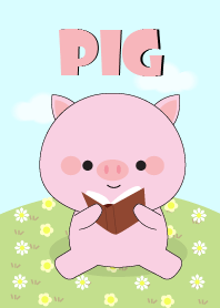 Love Cute Pink Pig