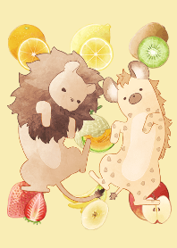 Lion and Hyena 5