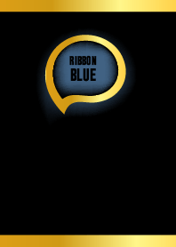 Ribbon  Blue Gold Black Theme